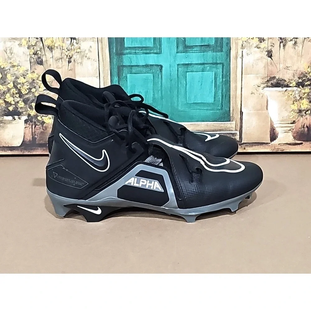 Nike Alpha Menace Pro 3 Mid Football Cleats Men Size 10‎